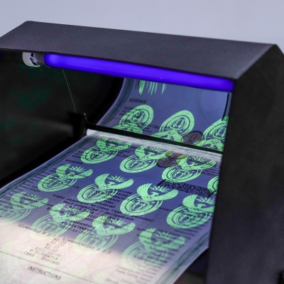 Document verification with BTC12W