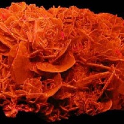 Calcite under filtered UV Light