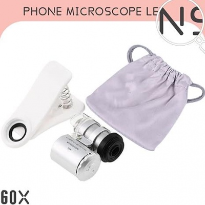 Magnifier Clip Type Cellphone LED 60x